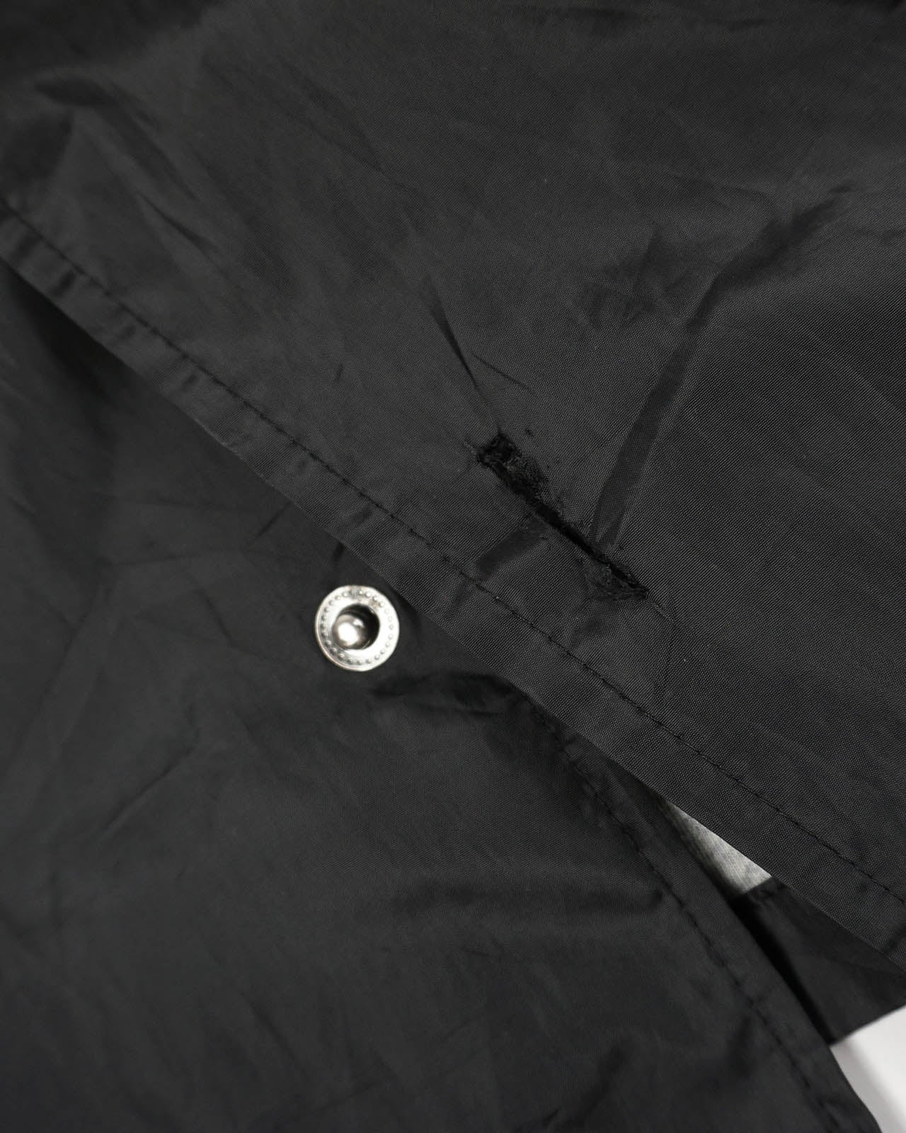 (S) JOHNLAURENCESULLIVAN Black Asymetrical Front w/ Waterproof Zip Bomber Jacket