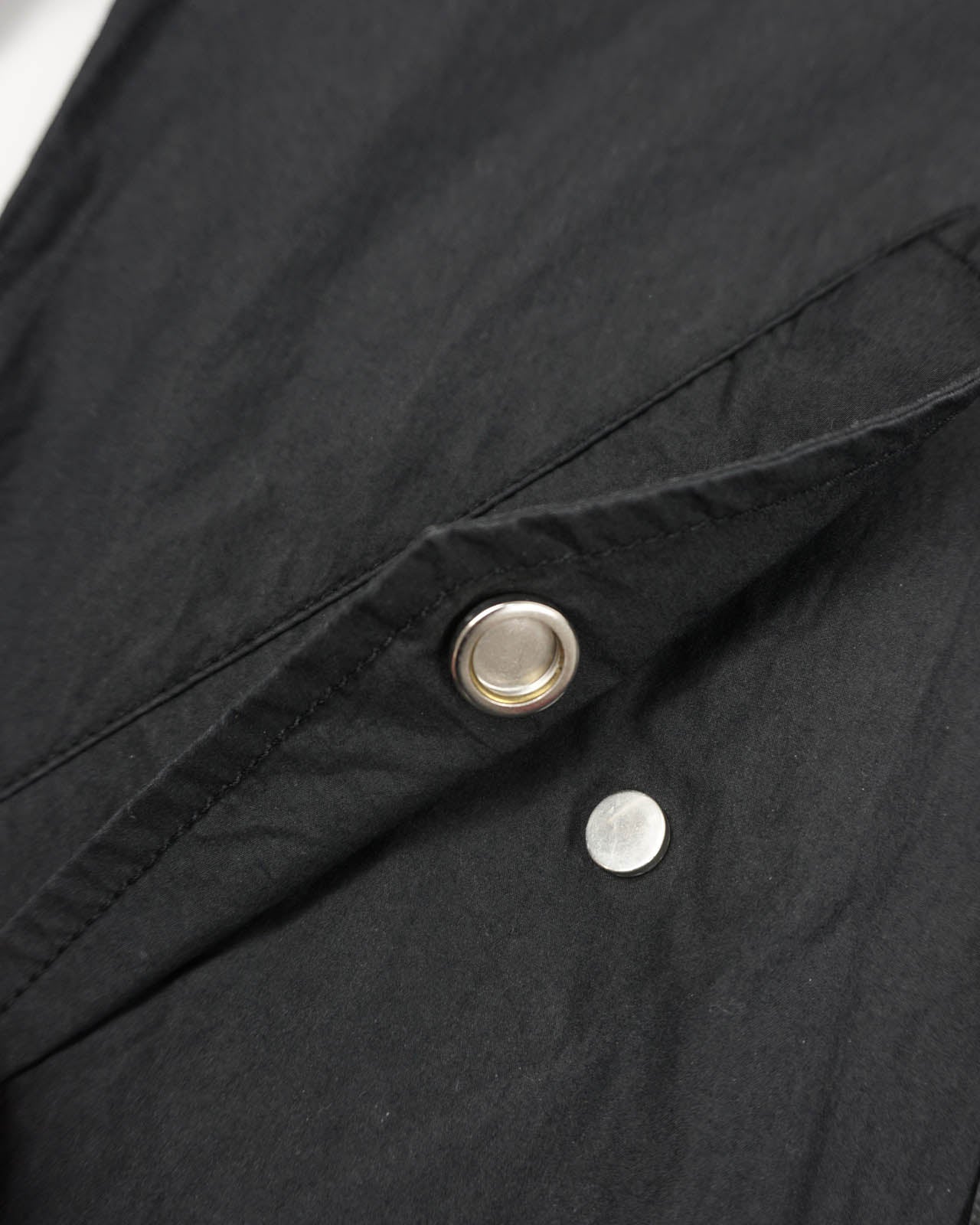 (S) JOHNLAURENCESULLIVAN Black Asymetrical Front w/ Waterproof Zip Bomber Jacket