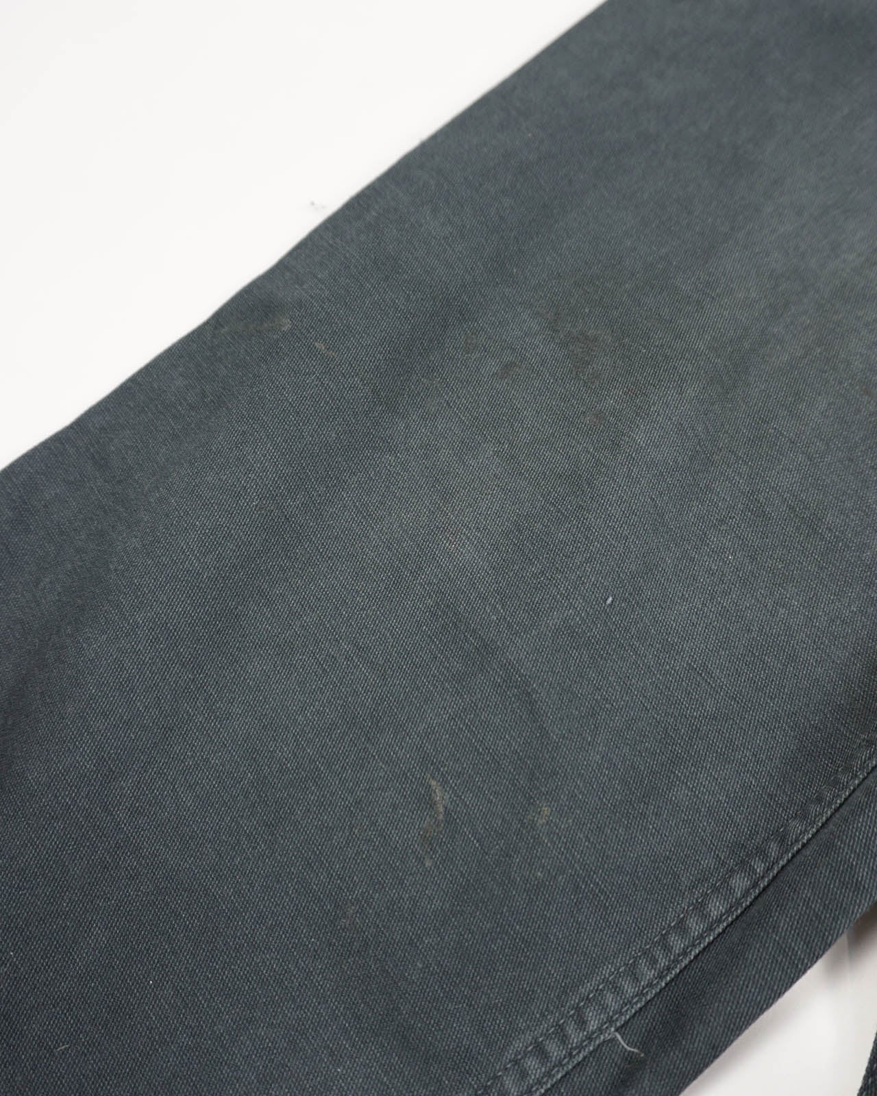(30") THE TOUGH Washed Black Cargo Pants