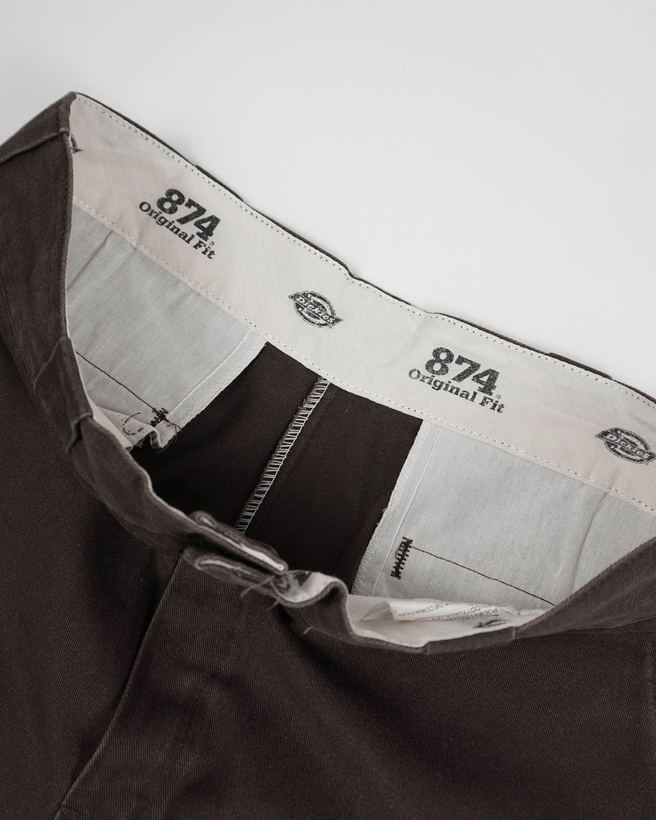 (31") DICKIES 874 Original Fit Brown Straight Leg Pants