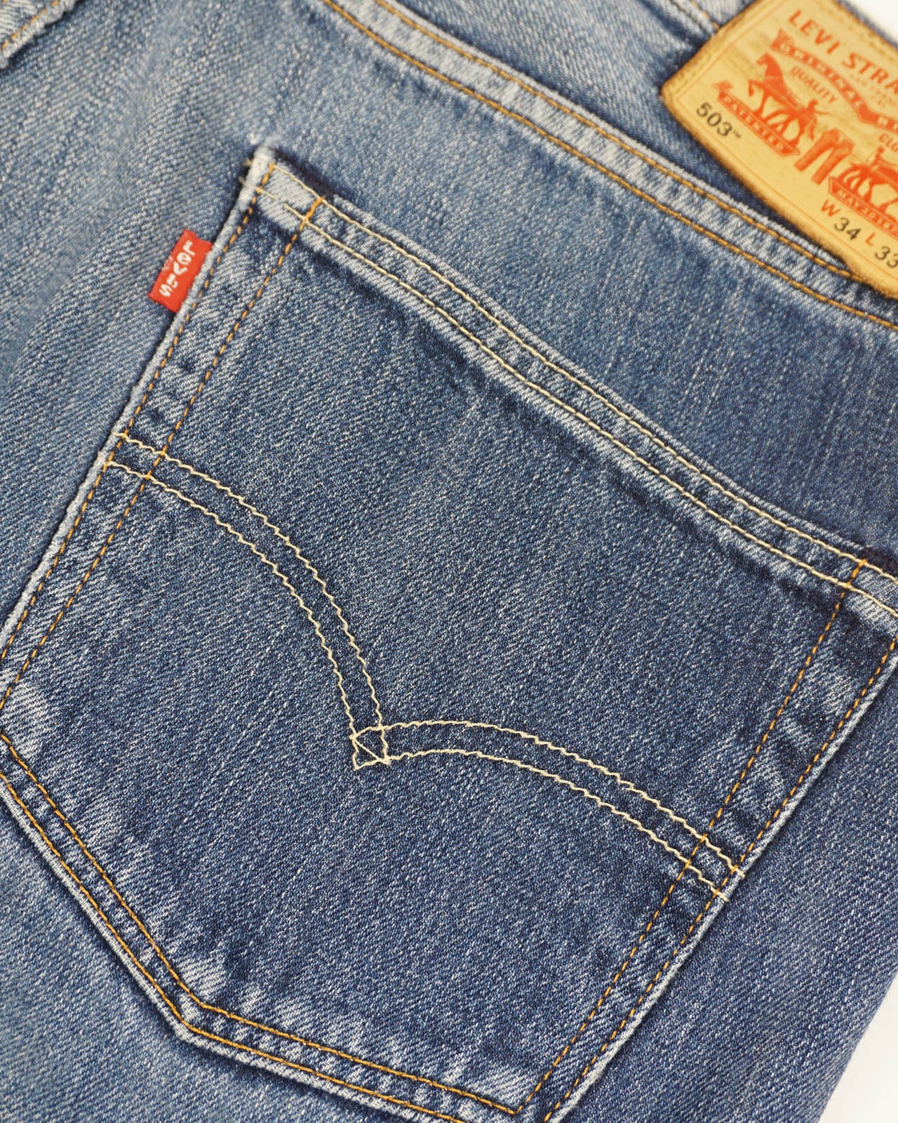 (34") LEVI'S 503 Straight Jeans