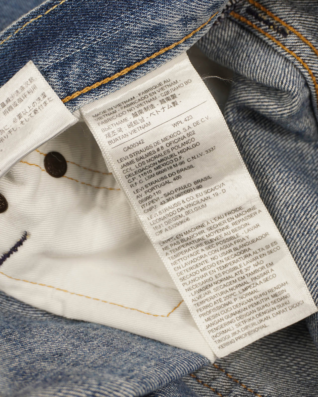 (34") LEVI'S 503 Straight Jeans