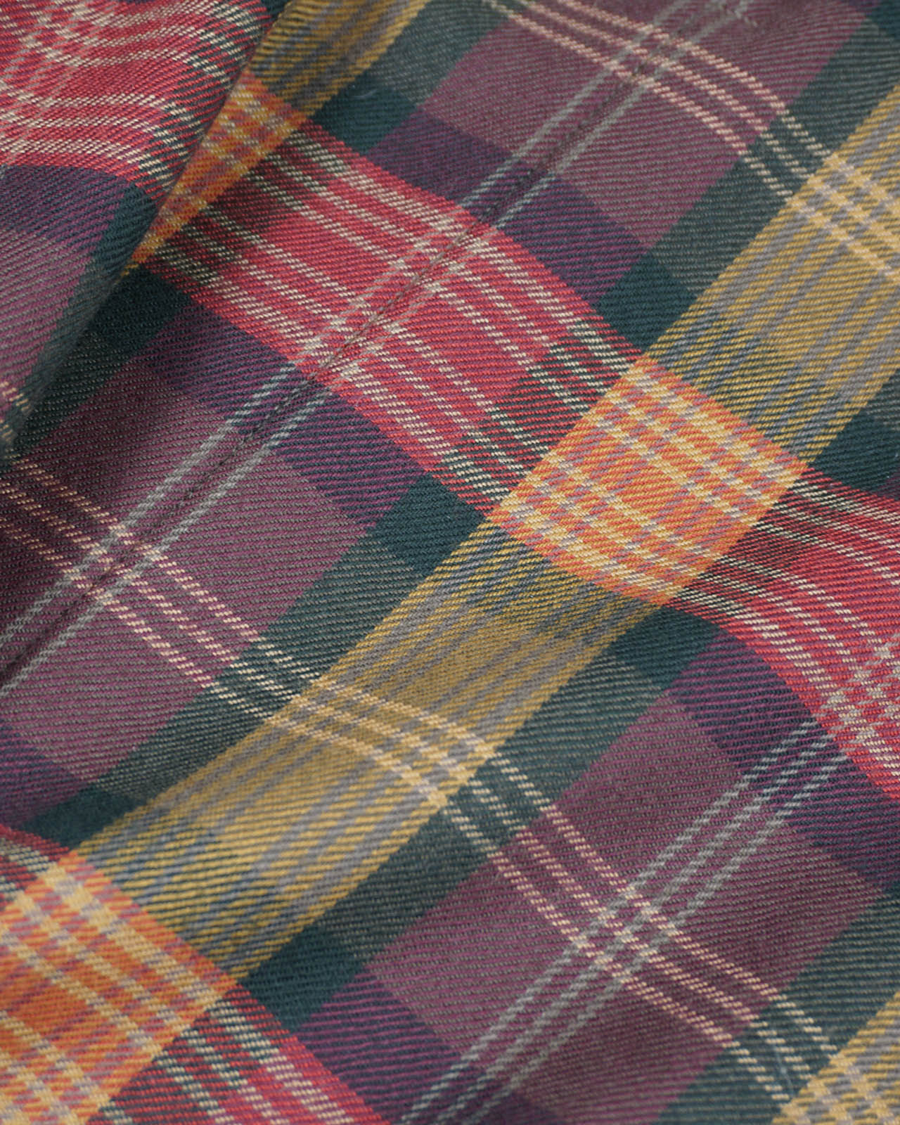 (25") MADEMOISELLE NON NON Plaid Wool Skirt