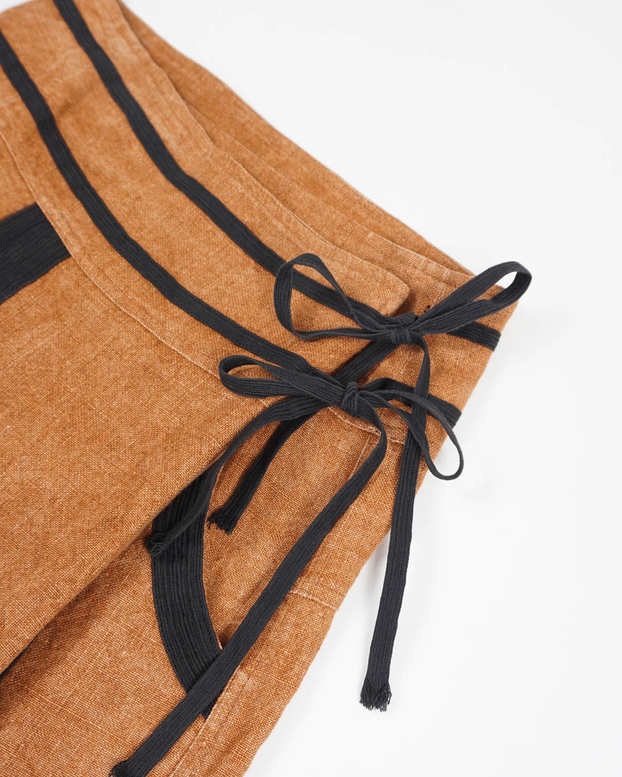 (S/M) DRIES VAN NOTEN Tied Waist A-line Skirt