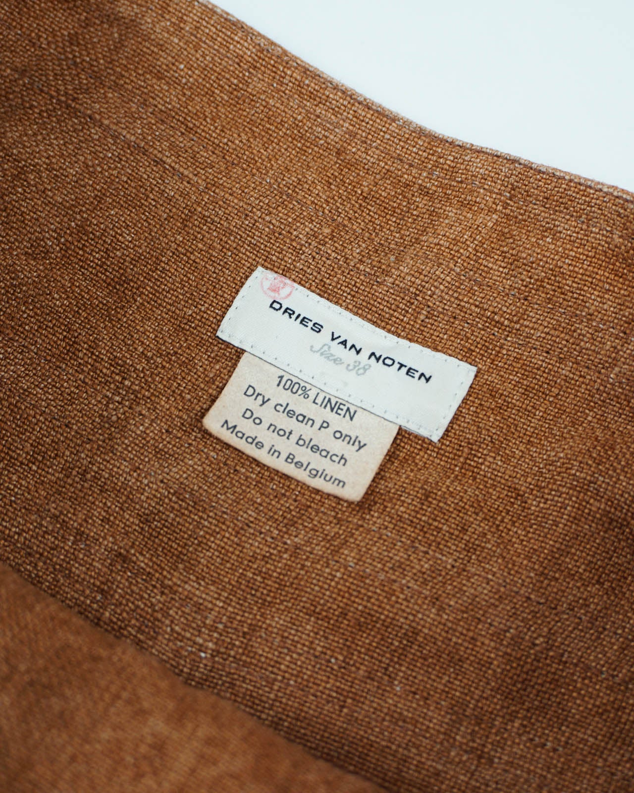 (S/M) DRIES VAN NOTEN Tied Waist A-line Skirt