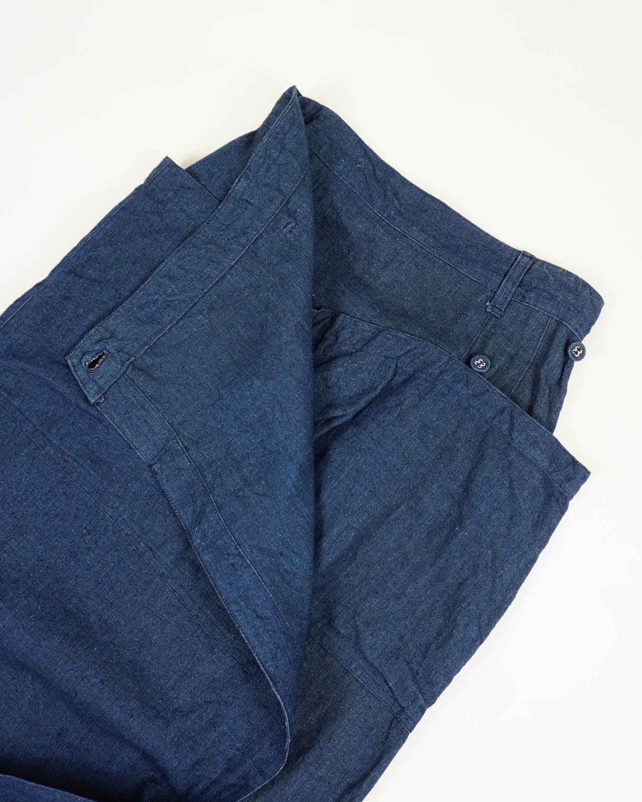 (25") 80s ISSEY SPORT I.S Denim Wrap Skirt