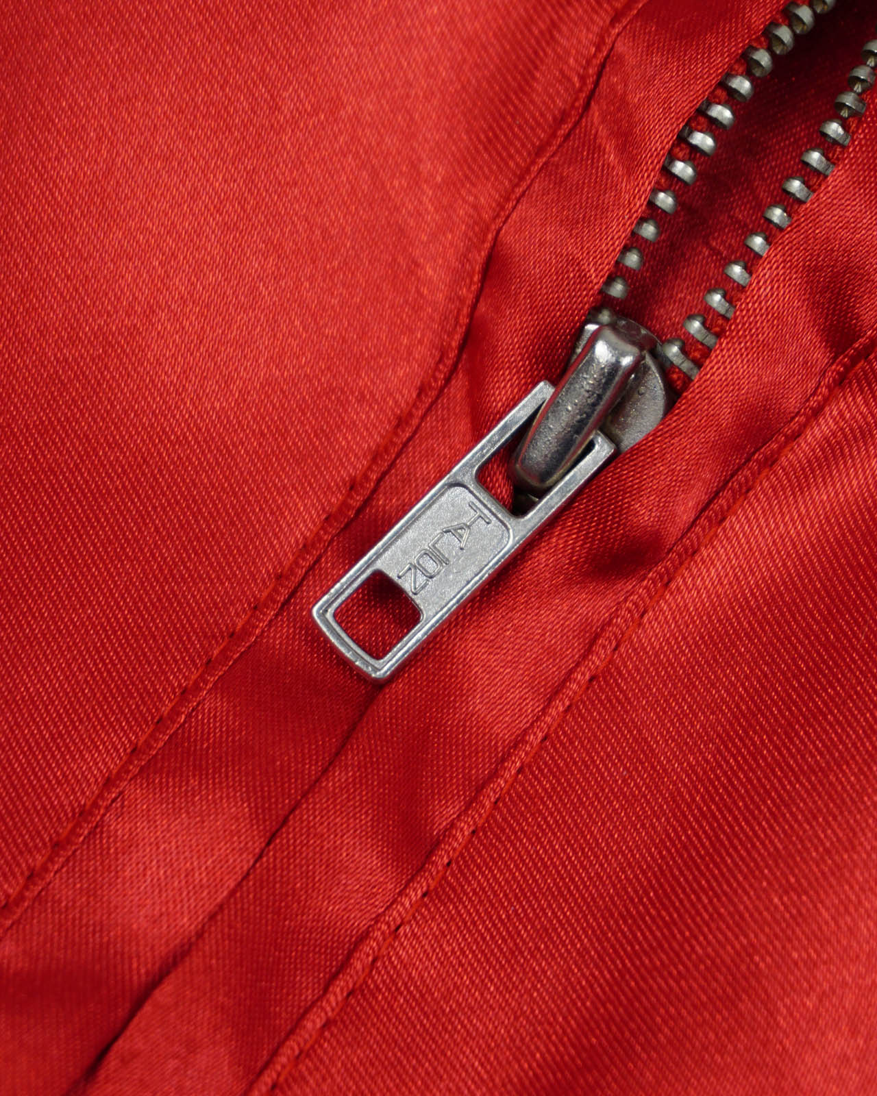 (M) 1970s Vintage H.S.T Red Racing Jacket