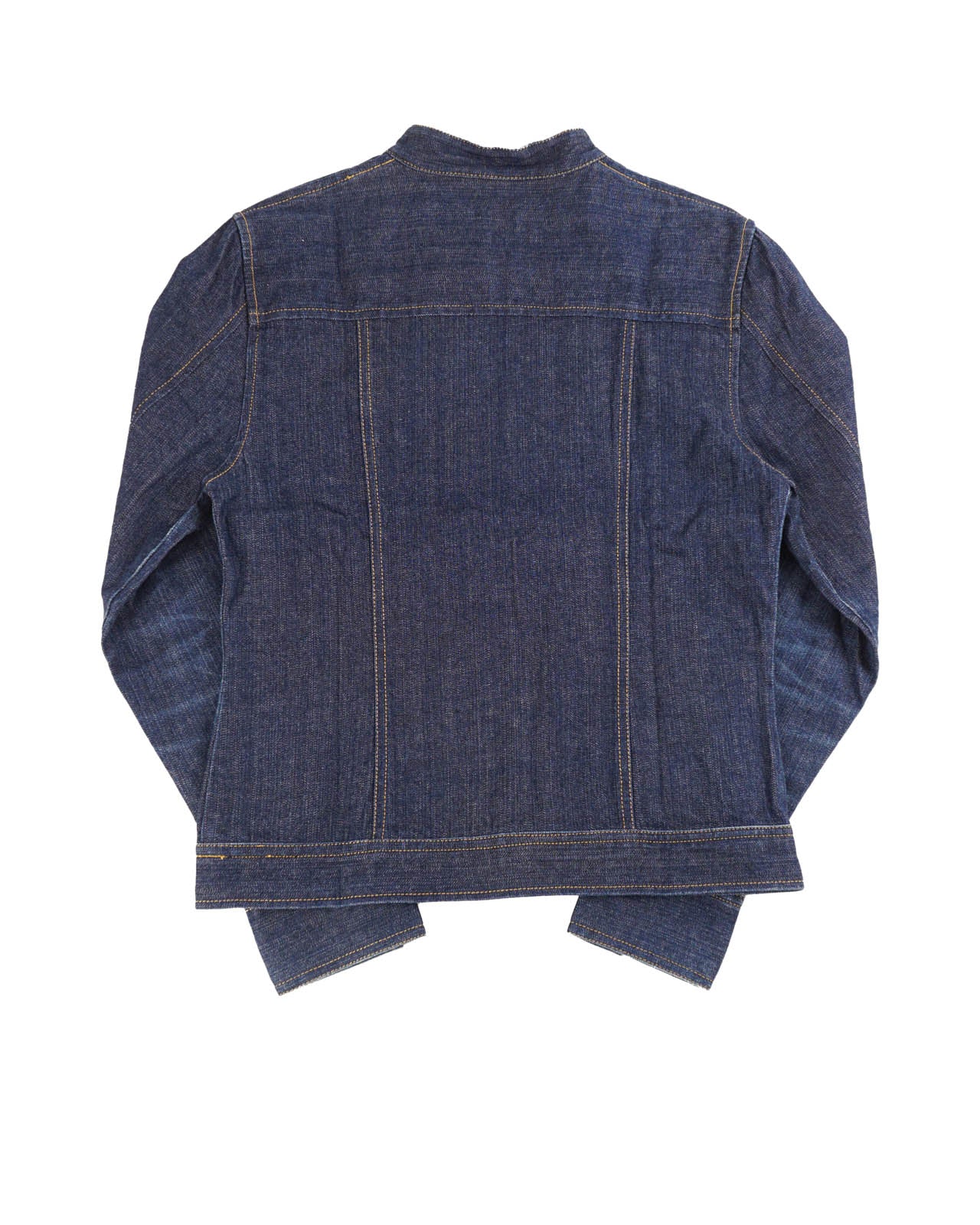 (M) MORGAN DE TOI Indigo Mandarin Collar Denim Jacket