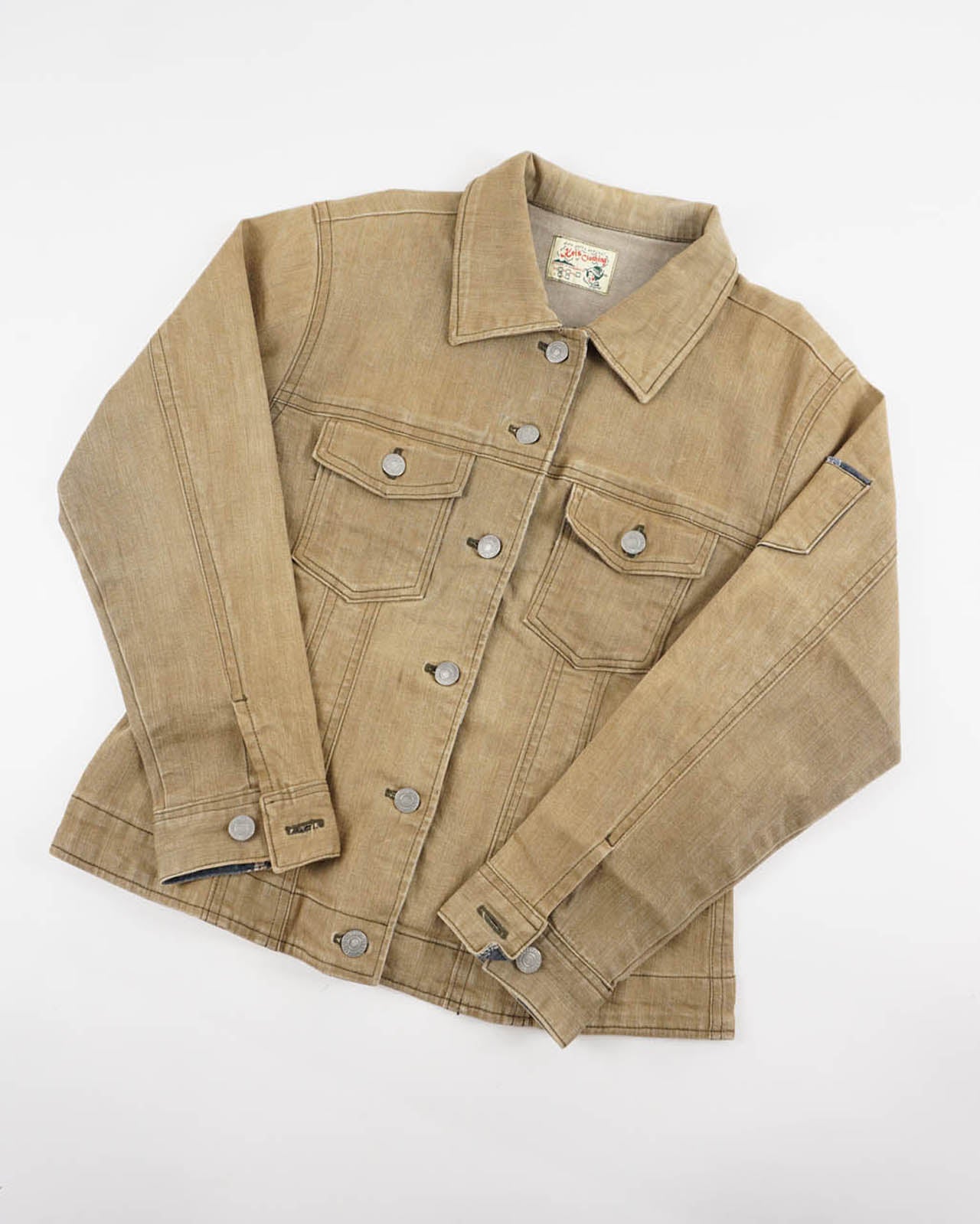 (M) KEI'S CLOTHING Sand Denim Jacket