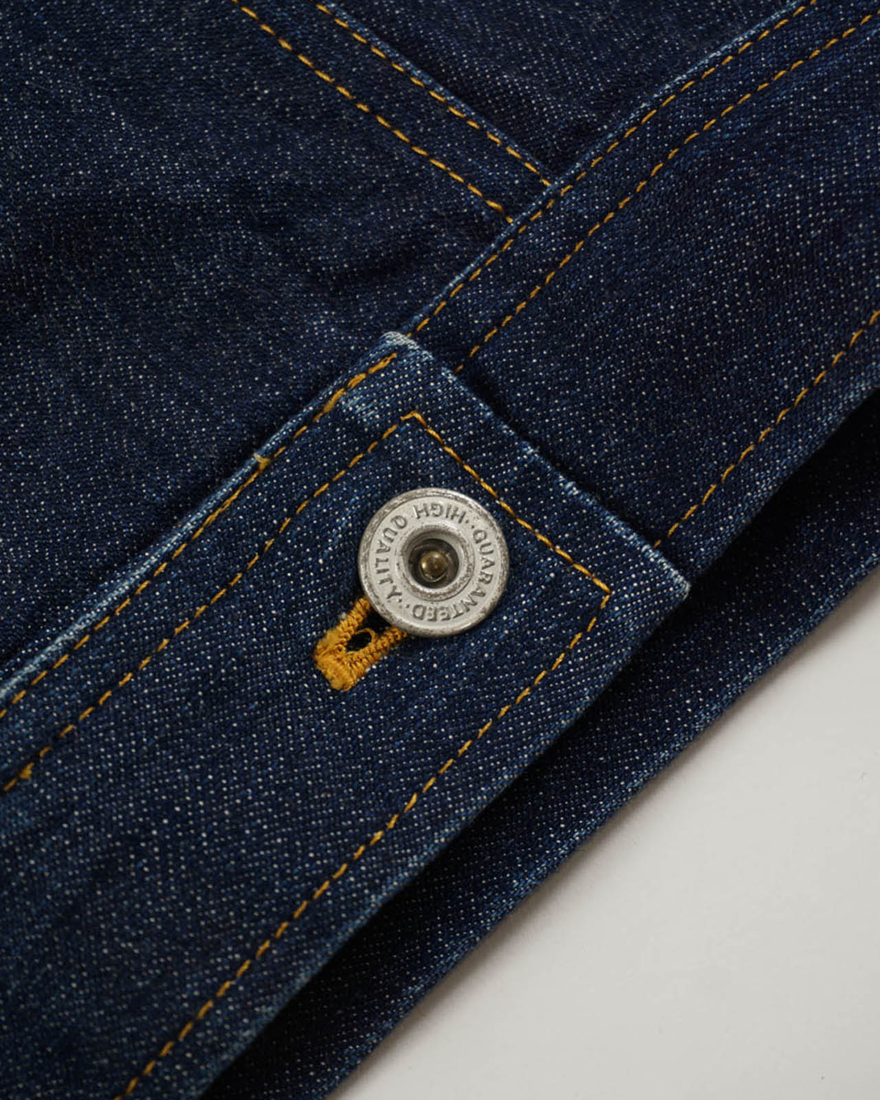 (M) MORGAN DE TOI Indigo Mandarin Collar Denim Jacket