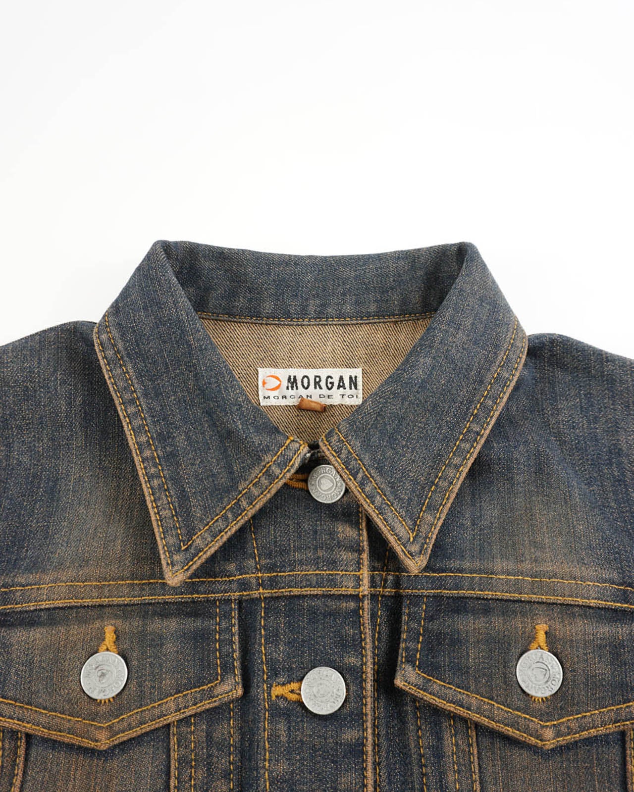(S) MORGAN DE TOI Faded Denim Jacket