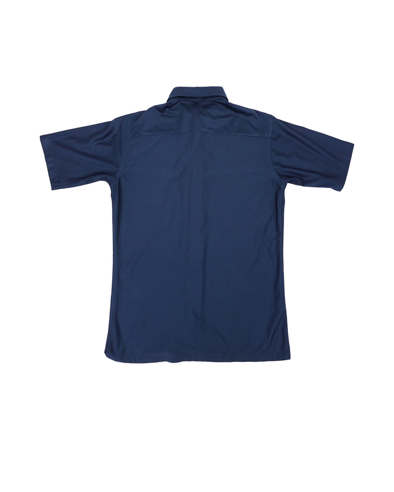 (M) 70s Christian Dior Blue Quiana Nylon Shirt
