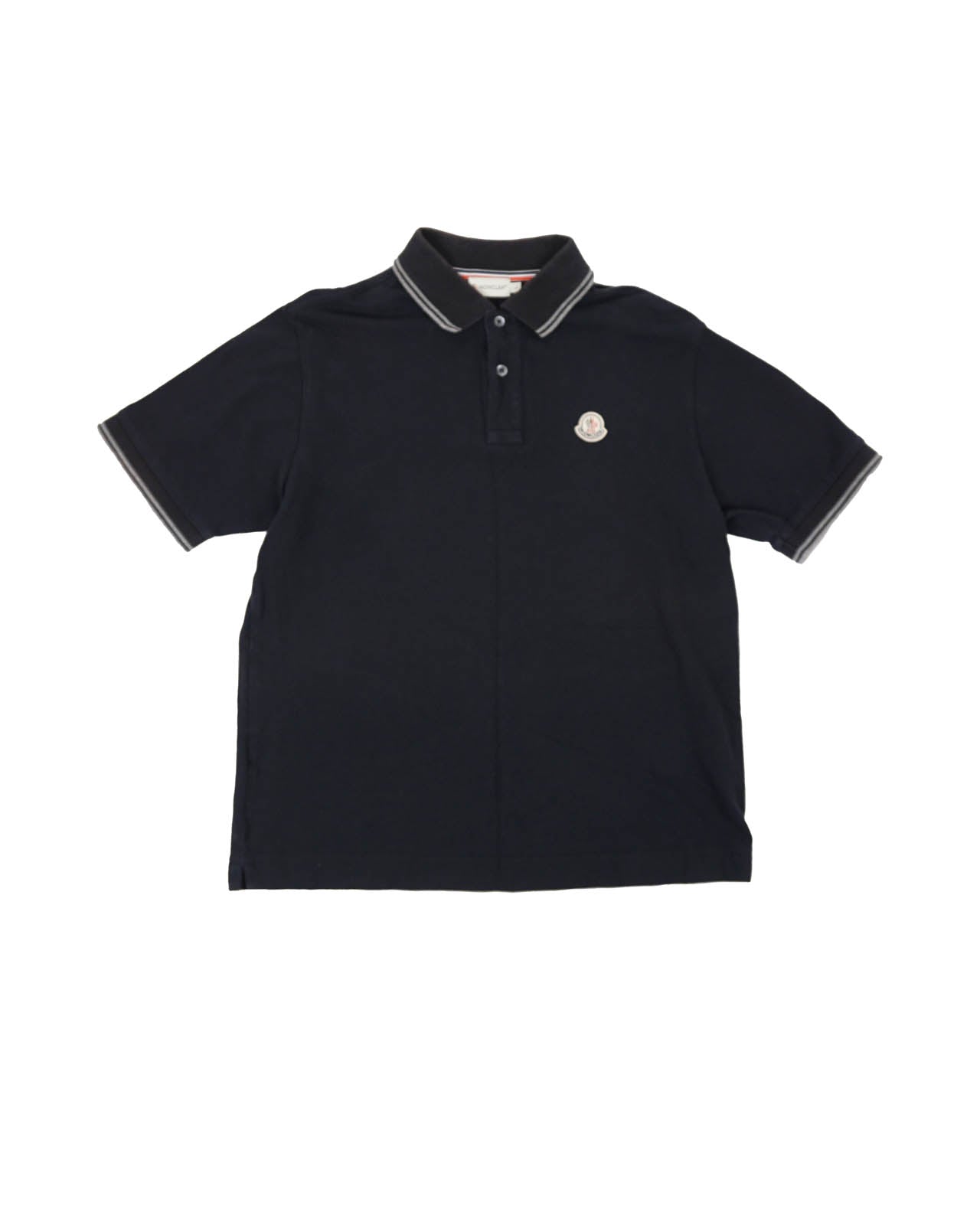 (M/L) MONCLER Black Polo
