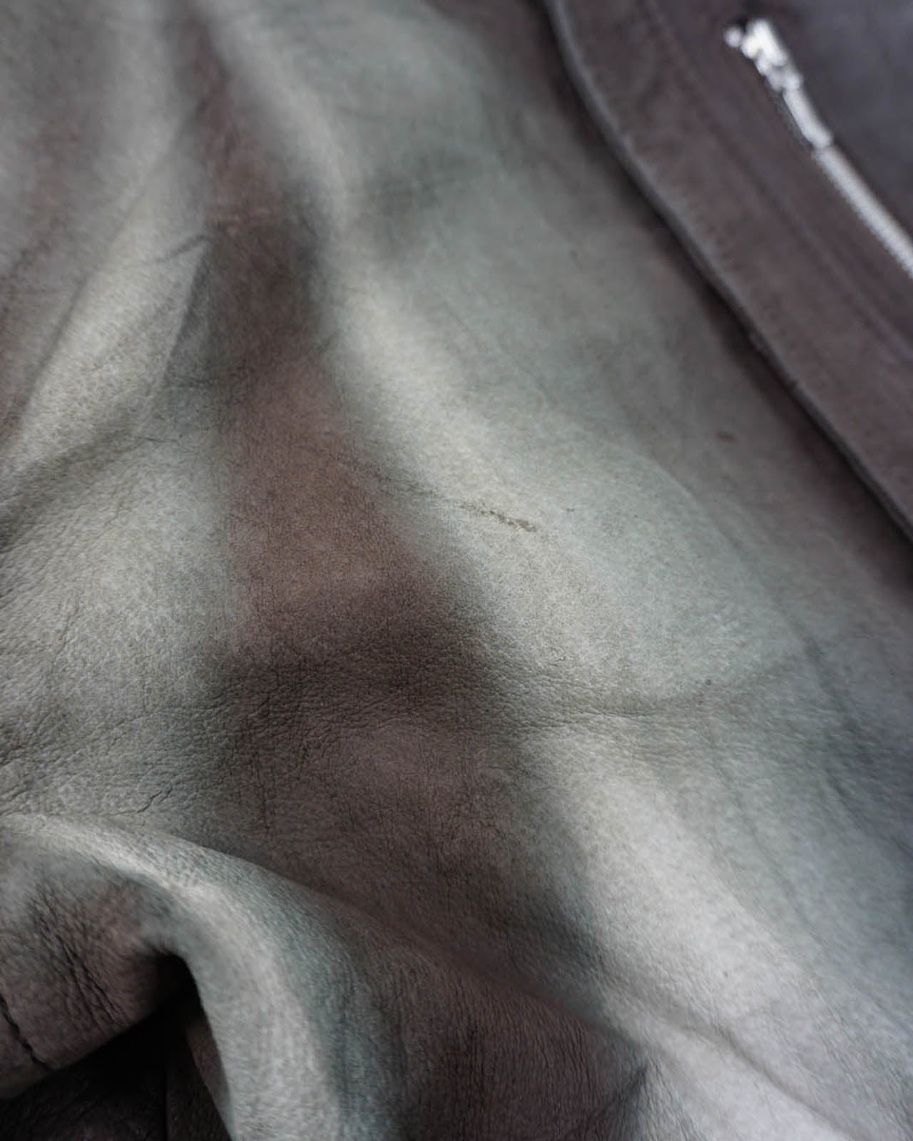 (M/L) WO Pig Leather Faded Jacket